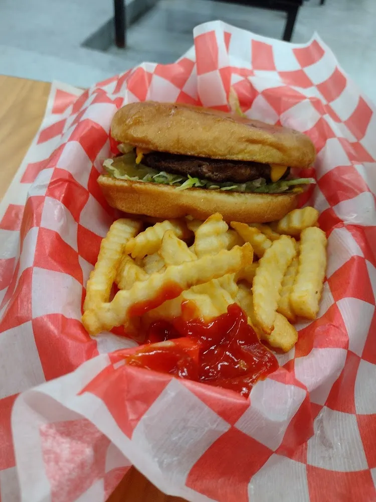 Cheeseburger and Fries